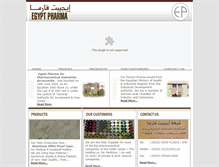 Tablet Screenshot of egypt-pharma.com